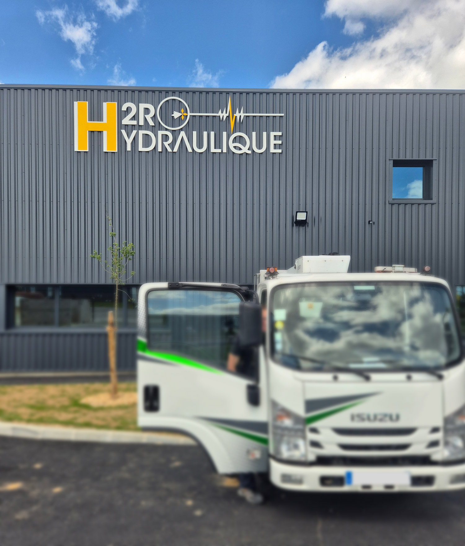 Enseigne H2R HYDRAULIQUE