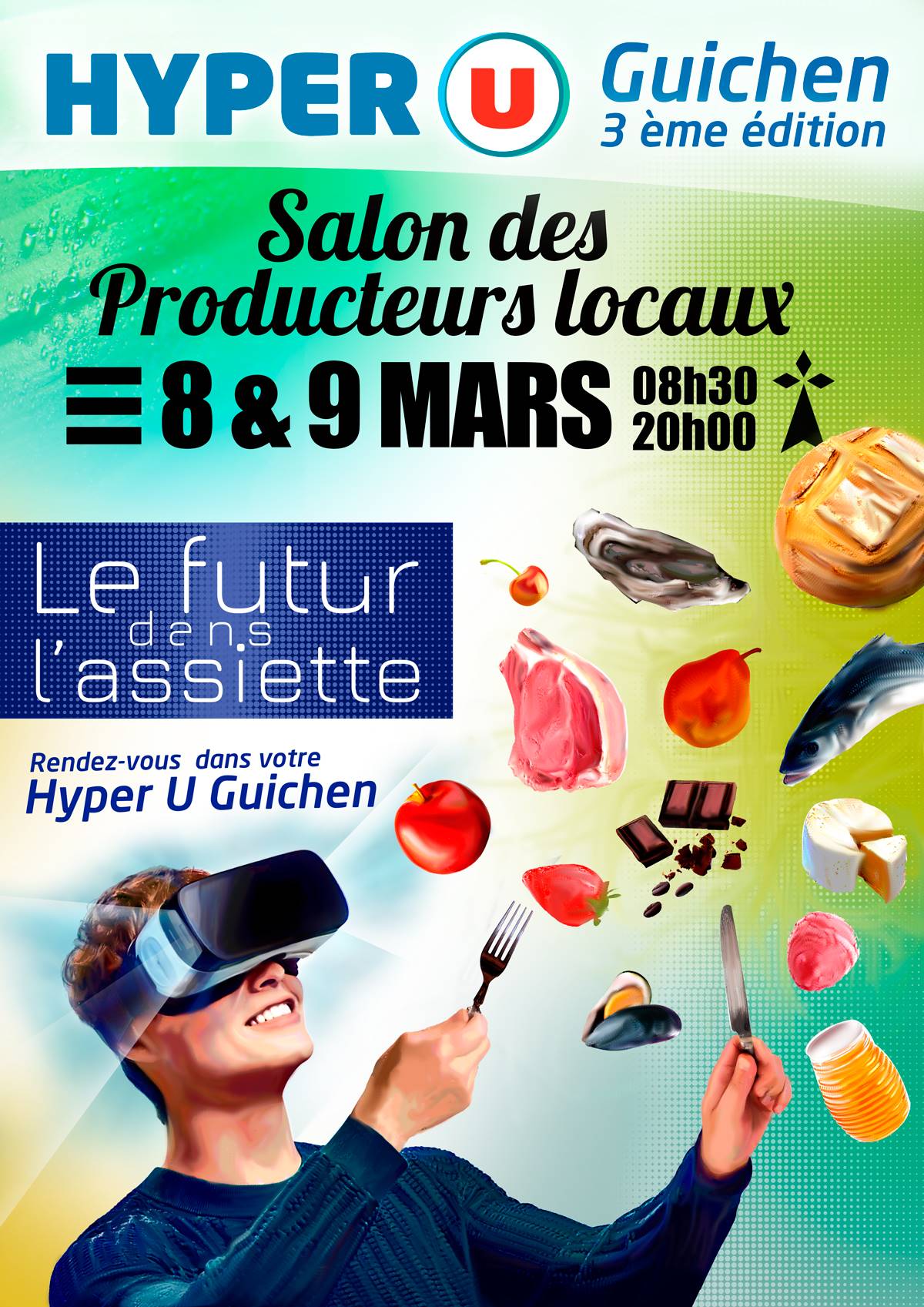 Affiche Hyper U Guichen