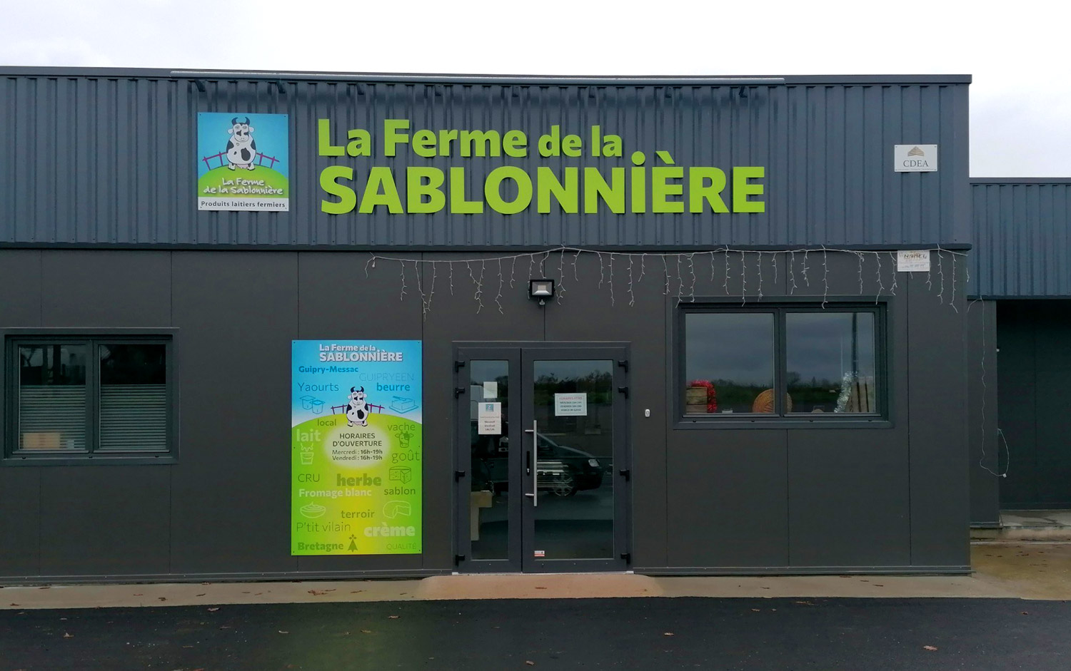 Enseigne la Sablonnière