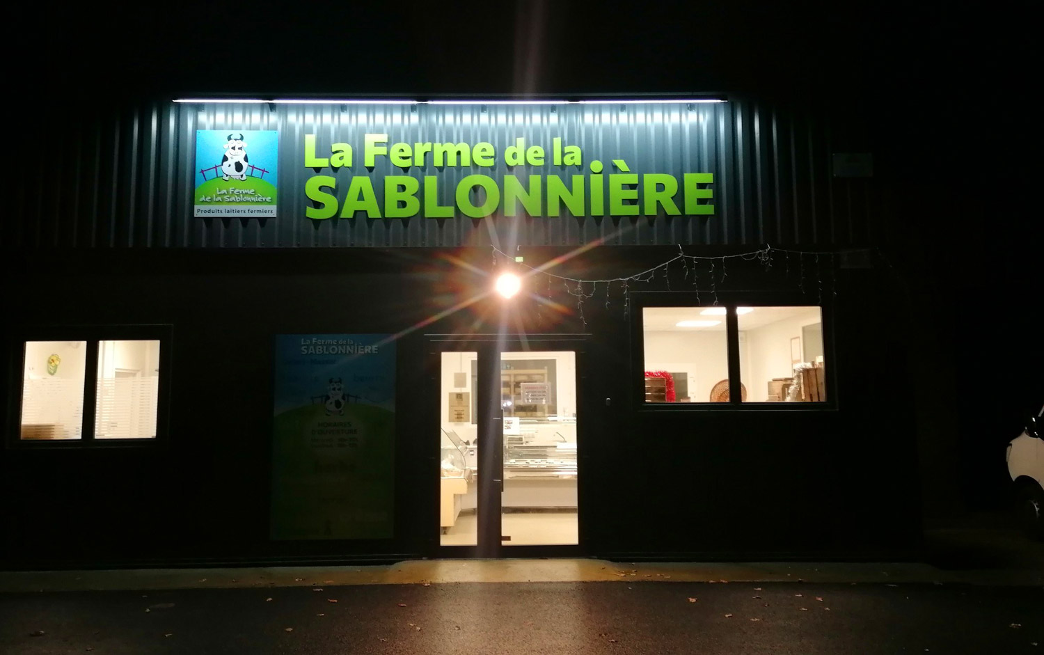 Enseigne la Sablonnière