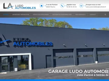 Création site internet Pipriac Ludo Automobiles