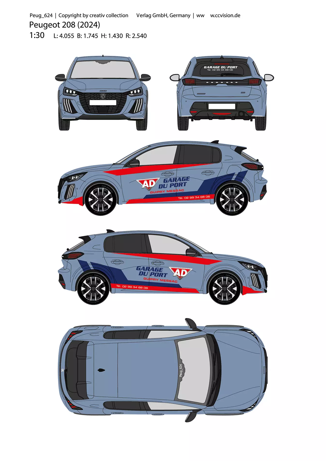Décoration covering Peugeot 208