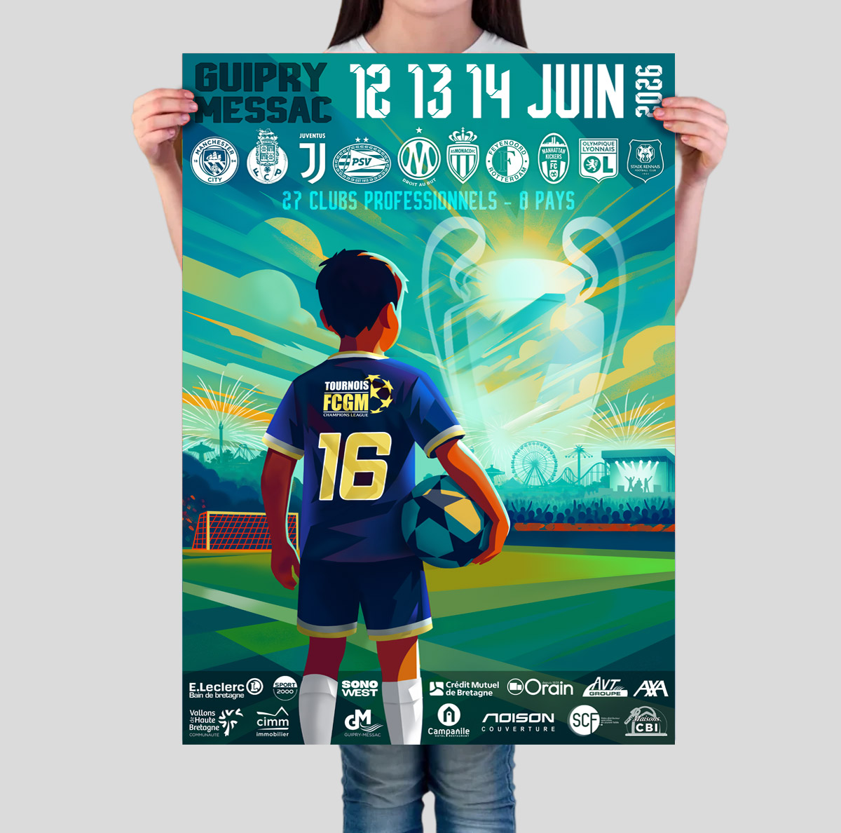 Affiche publicitaire personnalisée