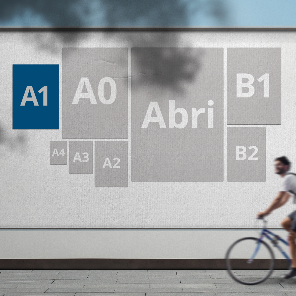 Affiche publicitaire personnalisée – visuel 2
