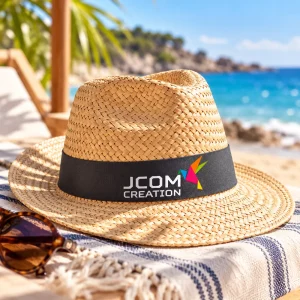 Chapeau de paille personnalisé
