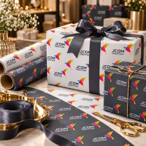 Papier cadeau personnalisé