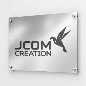 Plaque professionnelle personnalisée